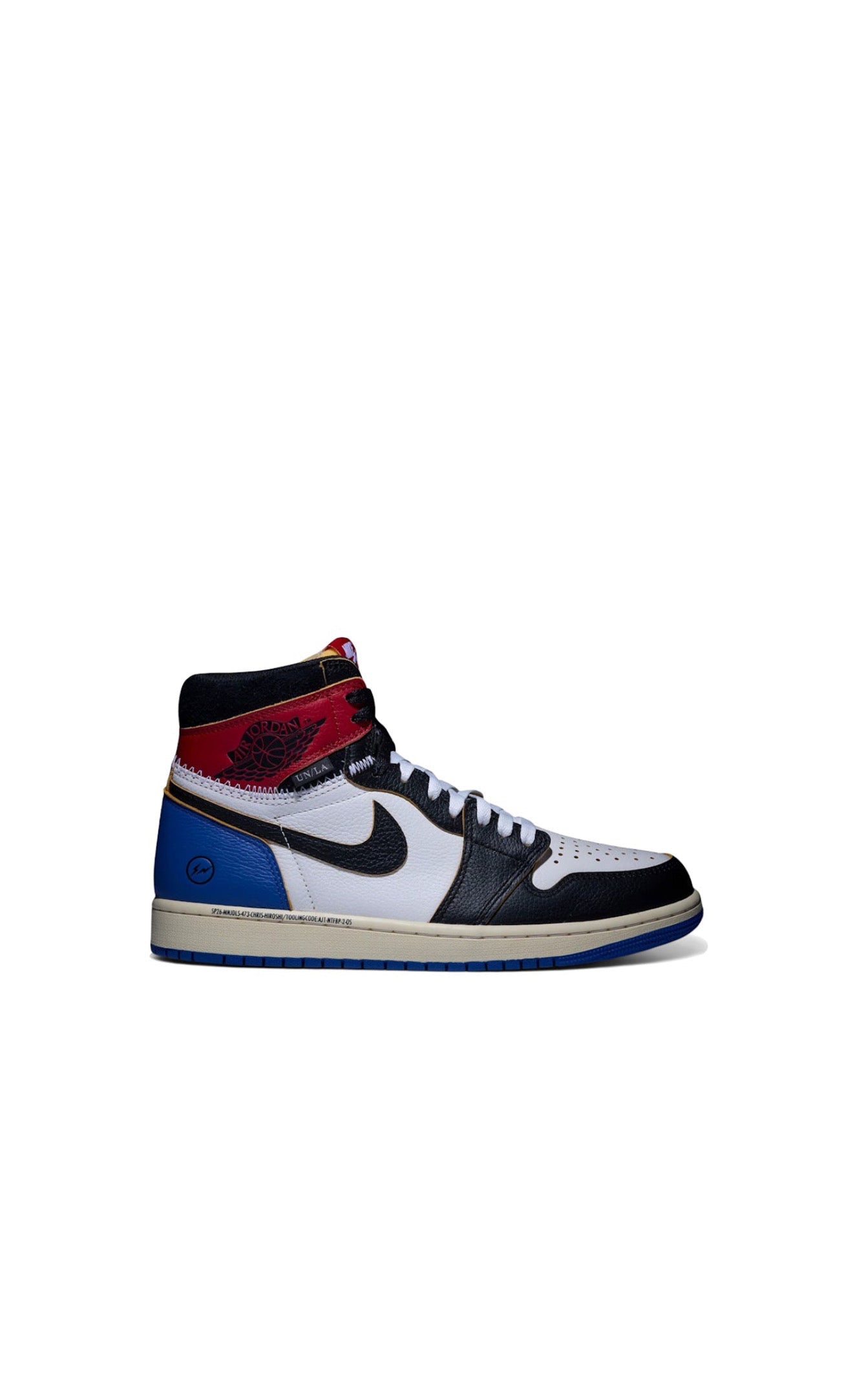 Jordan 1 Retro High OG SP Fragment x Union LA Varsity Red