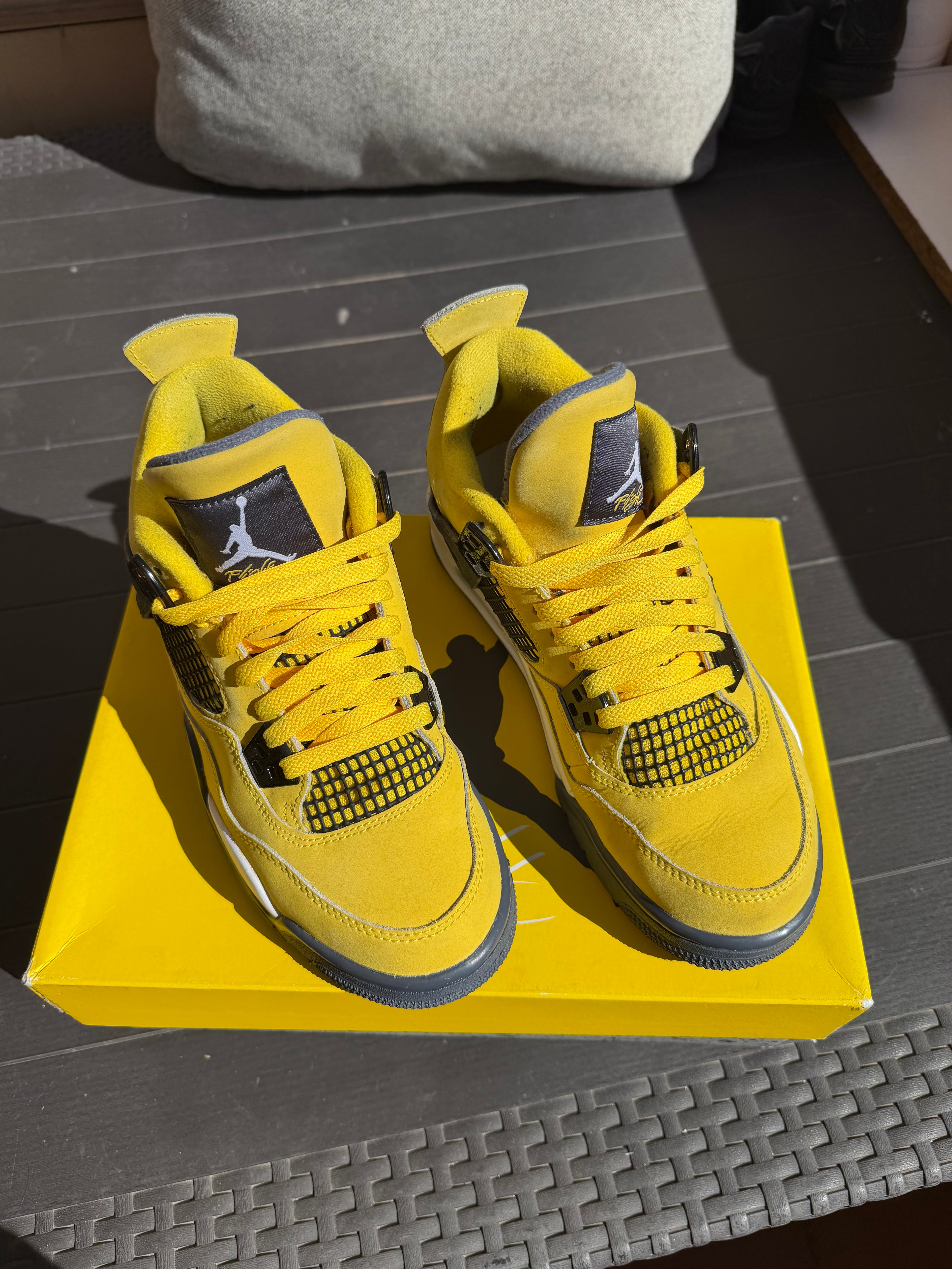 Jordan 4 Yellow Thunder GS