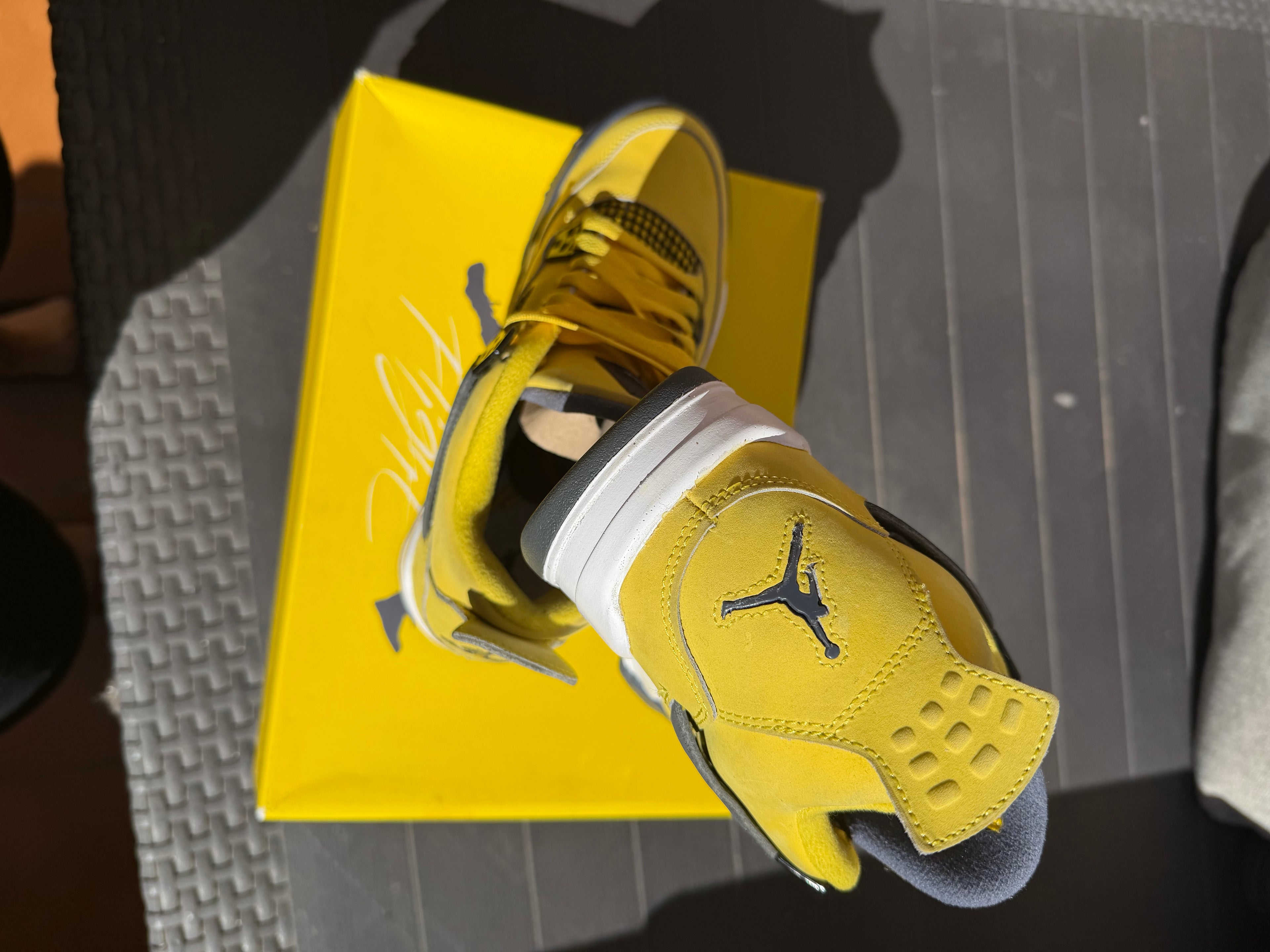 Jordan 4 Yellow Thunder GS